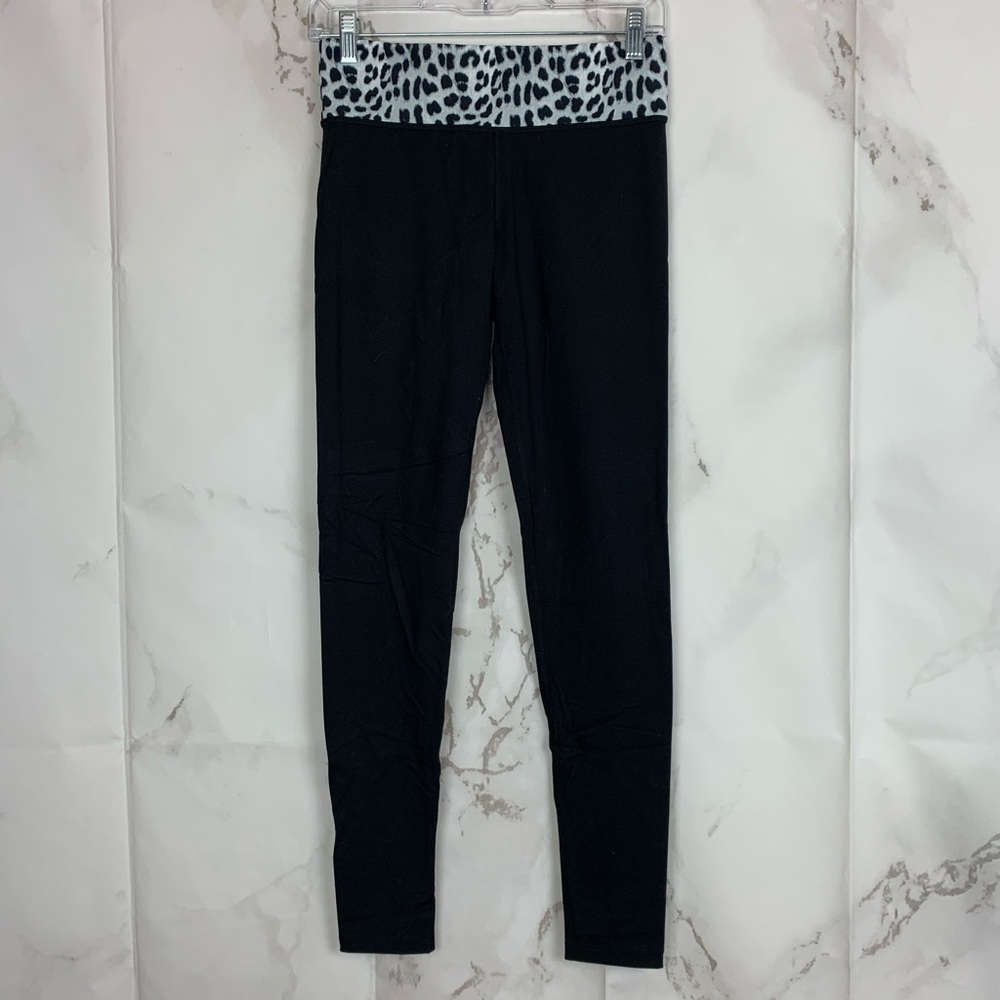 Pink Victoria’s Secret Leopard Band Leggings